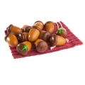 Montessori Wooden Counting Acorns — Set of 12